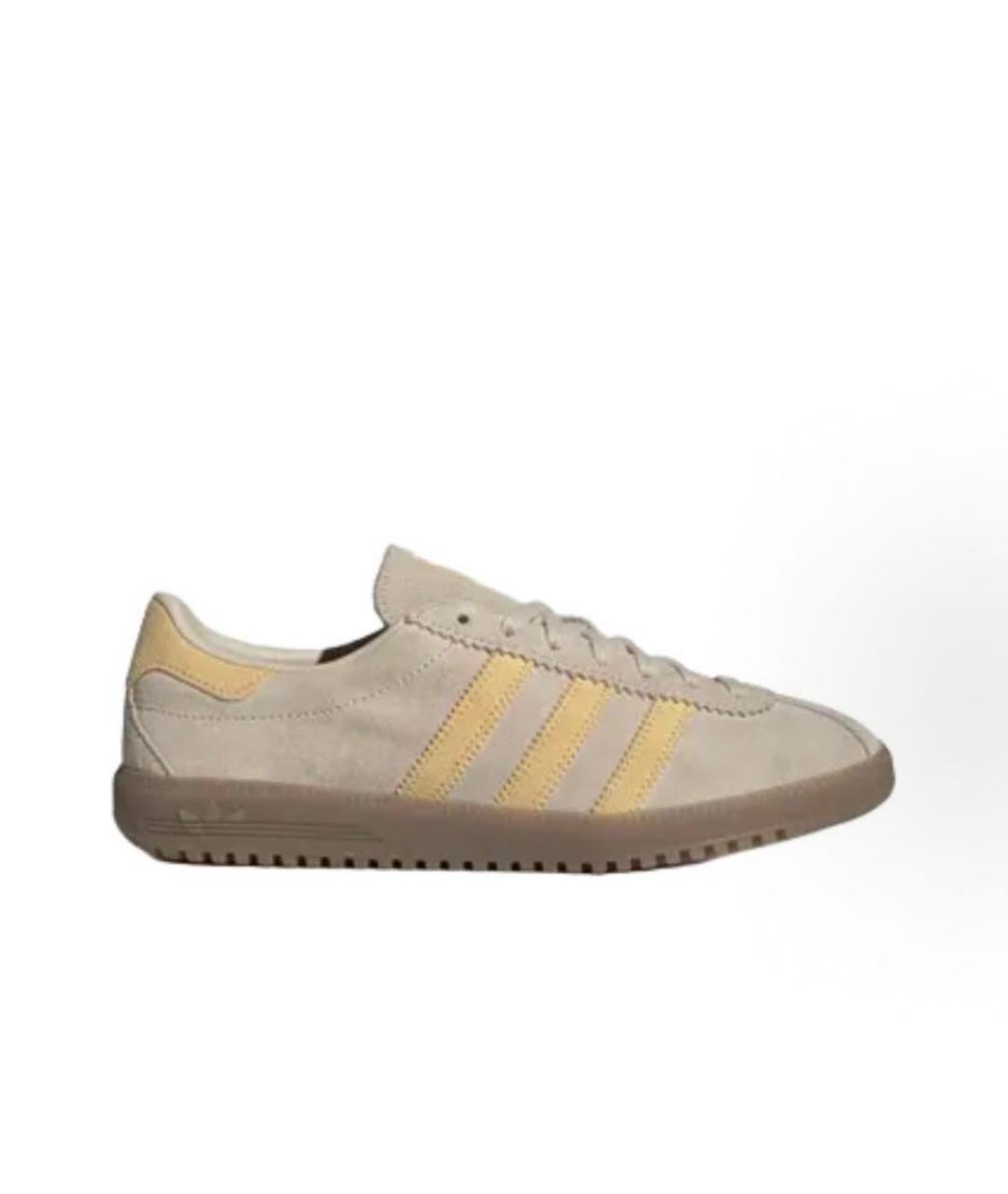 ADIDAS Бежевые замшевые кроссовки, фото 6