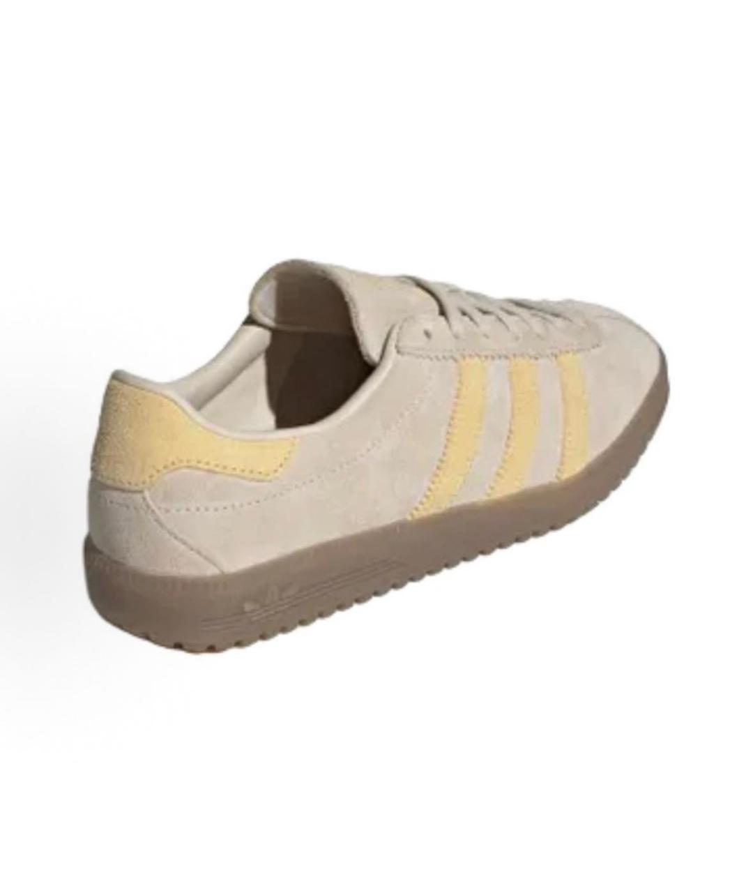 ADIDAS Бежевые замшевые кроссовки, фото 4