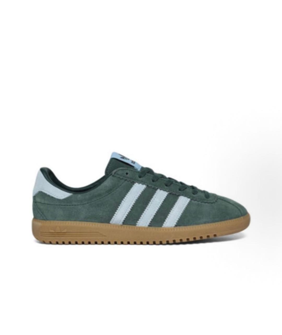 ADIDAS Зеленые замшевые кроссовки, фото 6