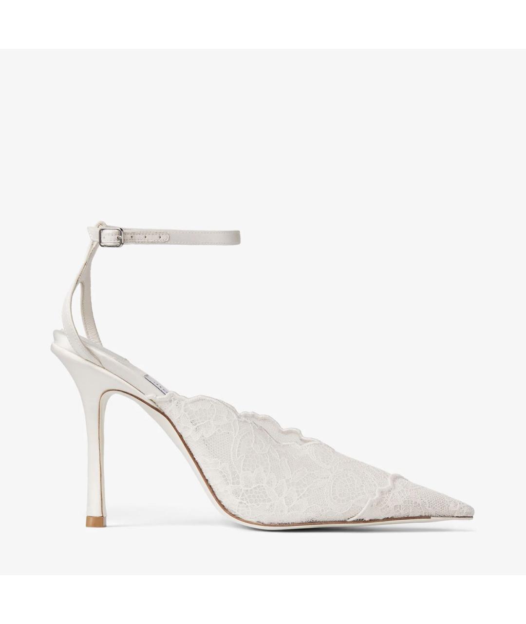 JIMMY CHOO Белые туфли, фото 7