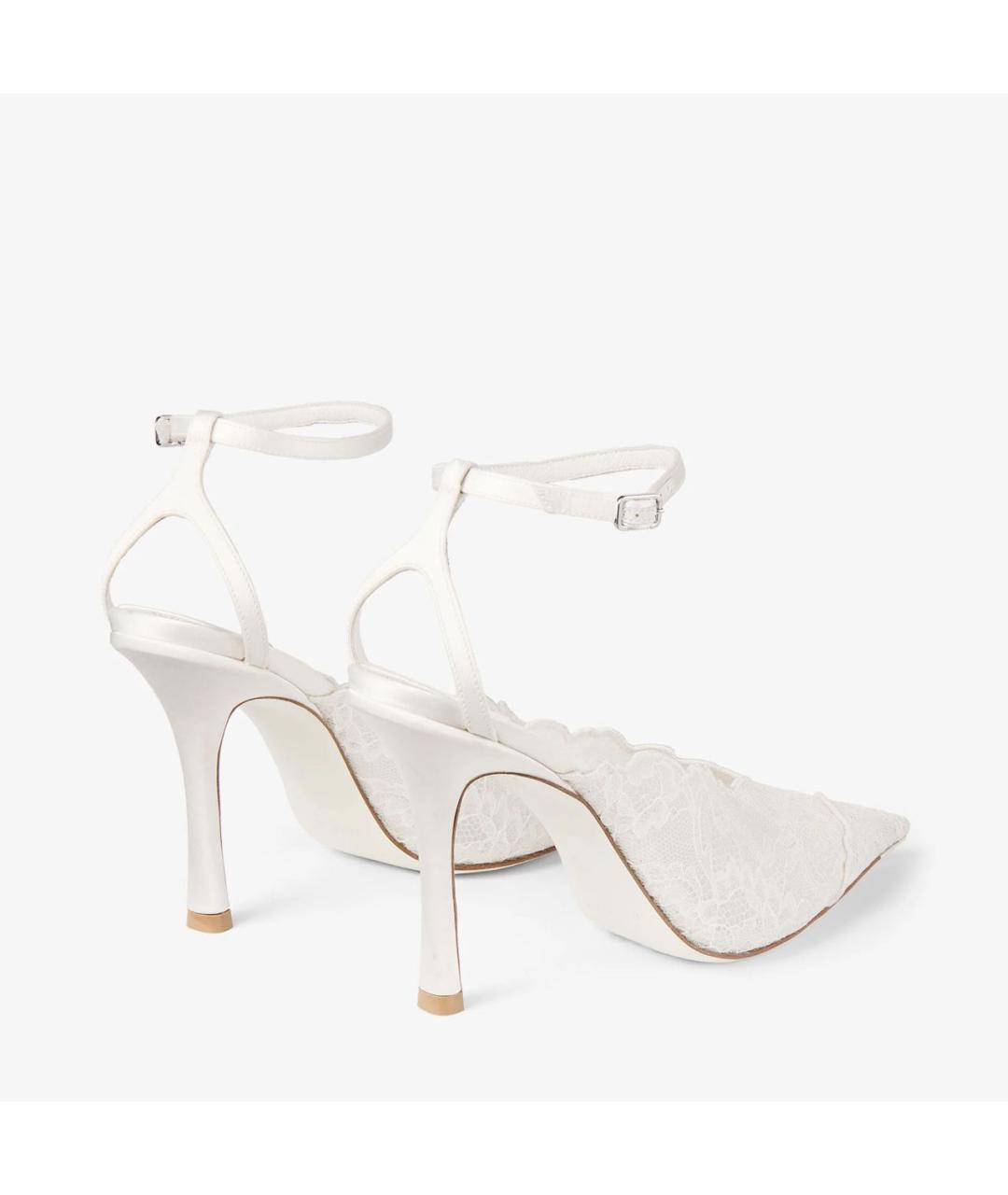 JIMMY CHOO Белые туфли, фото 5