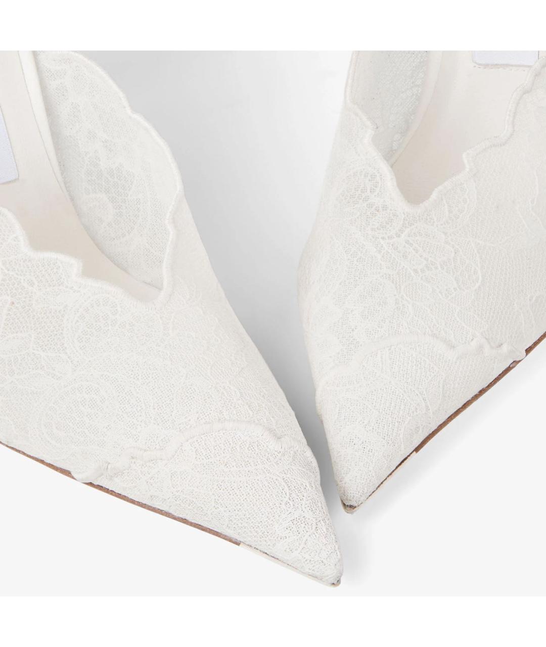 JIMMY CHOO Белые туфли, фото 3