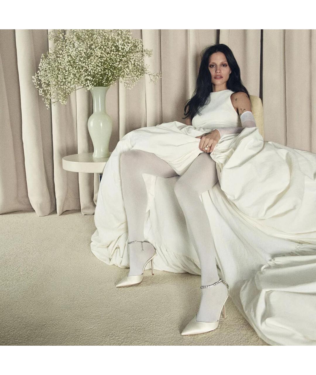 JIMMY CHOO Белые туфли, фото 4