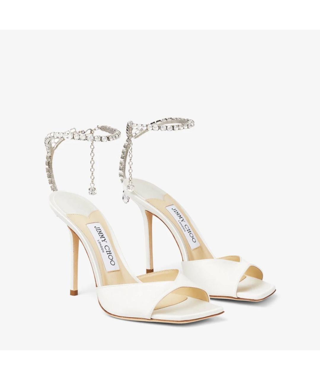 JIMMY CHOO Белые туфли, фото 3