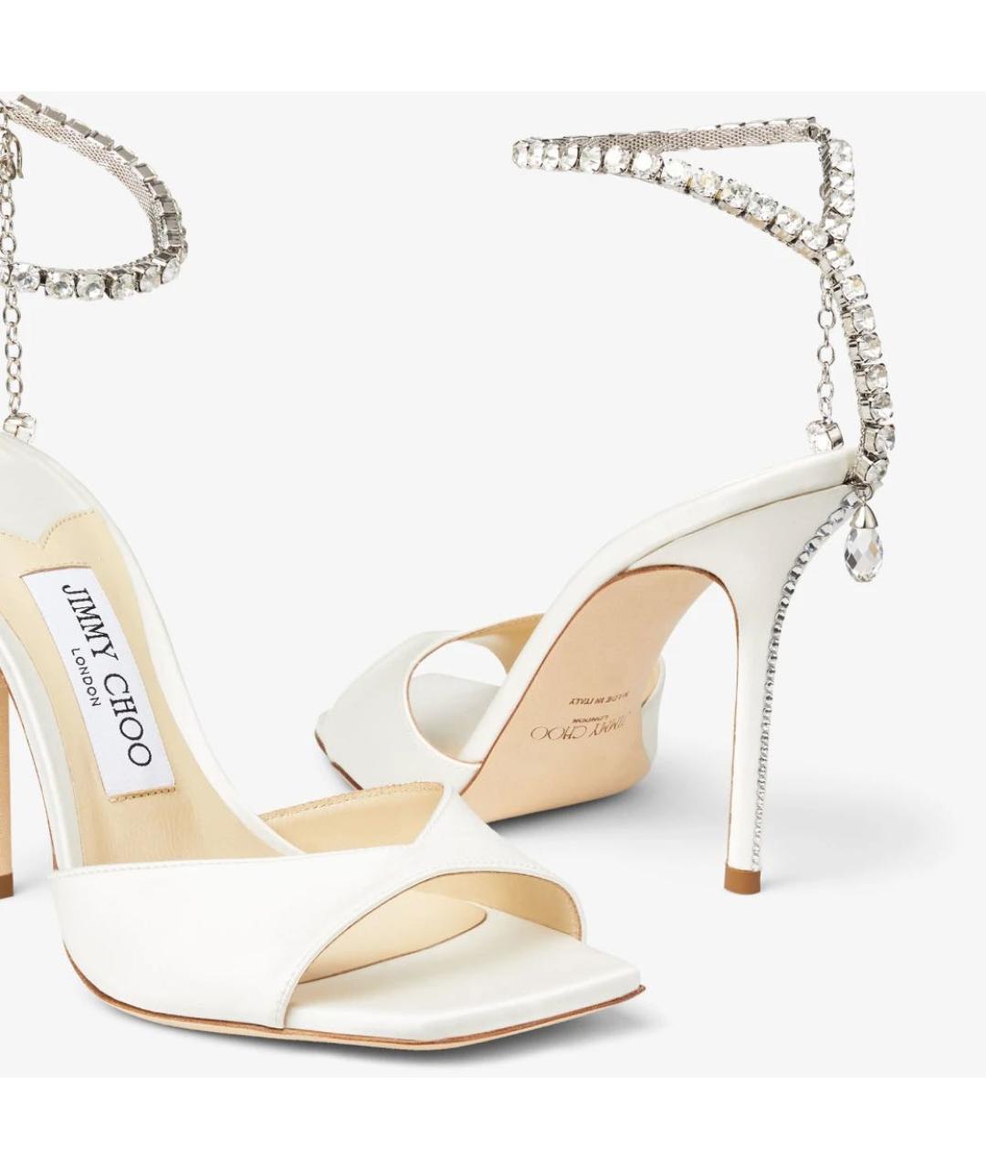 JIMMY CHOO Белые туфли, фото 4