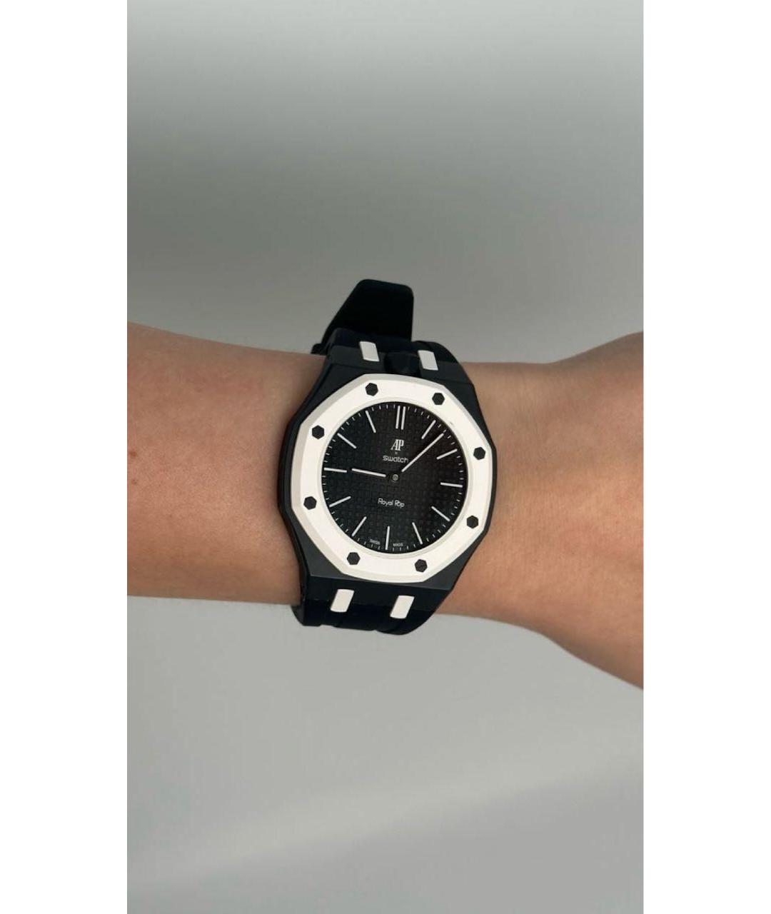 Swatch Черные часы, фото 2