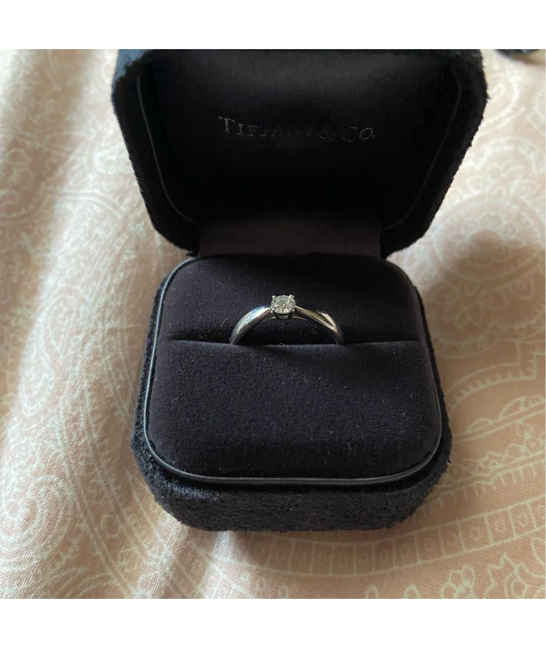 TIFFANY&CO Серебряное платиновое кольцо, фото 2