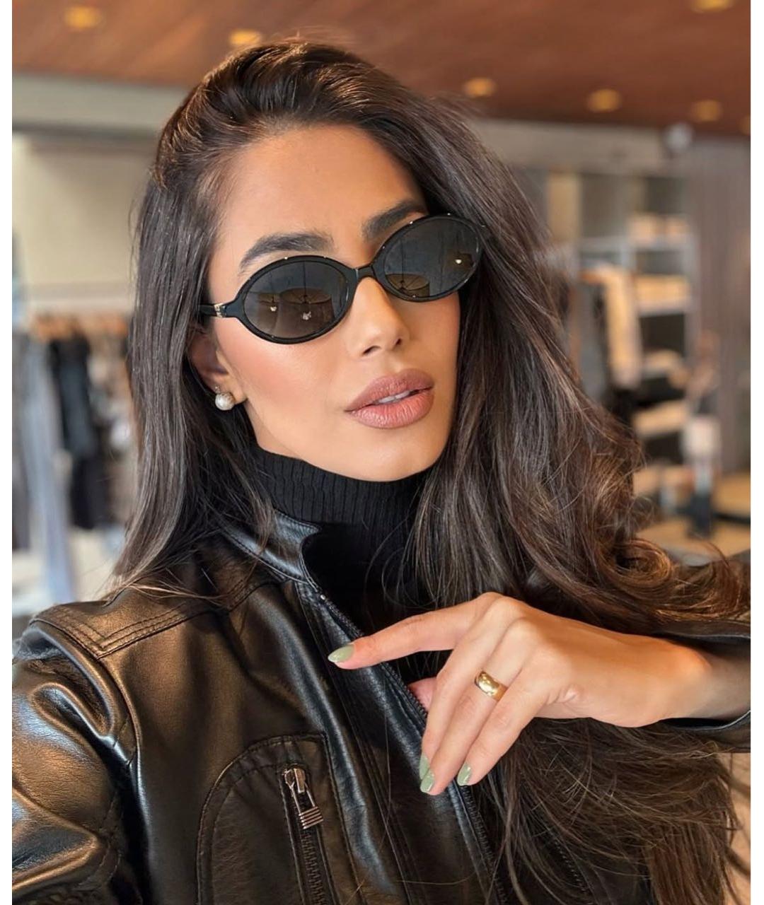 MIU MIU Черные пластиковые солнцезащитные очки, фото 6