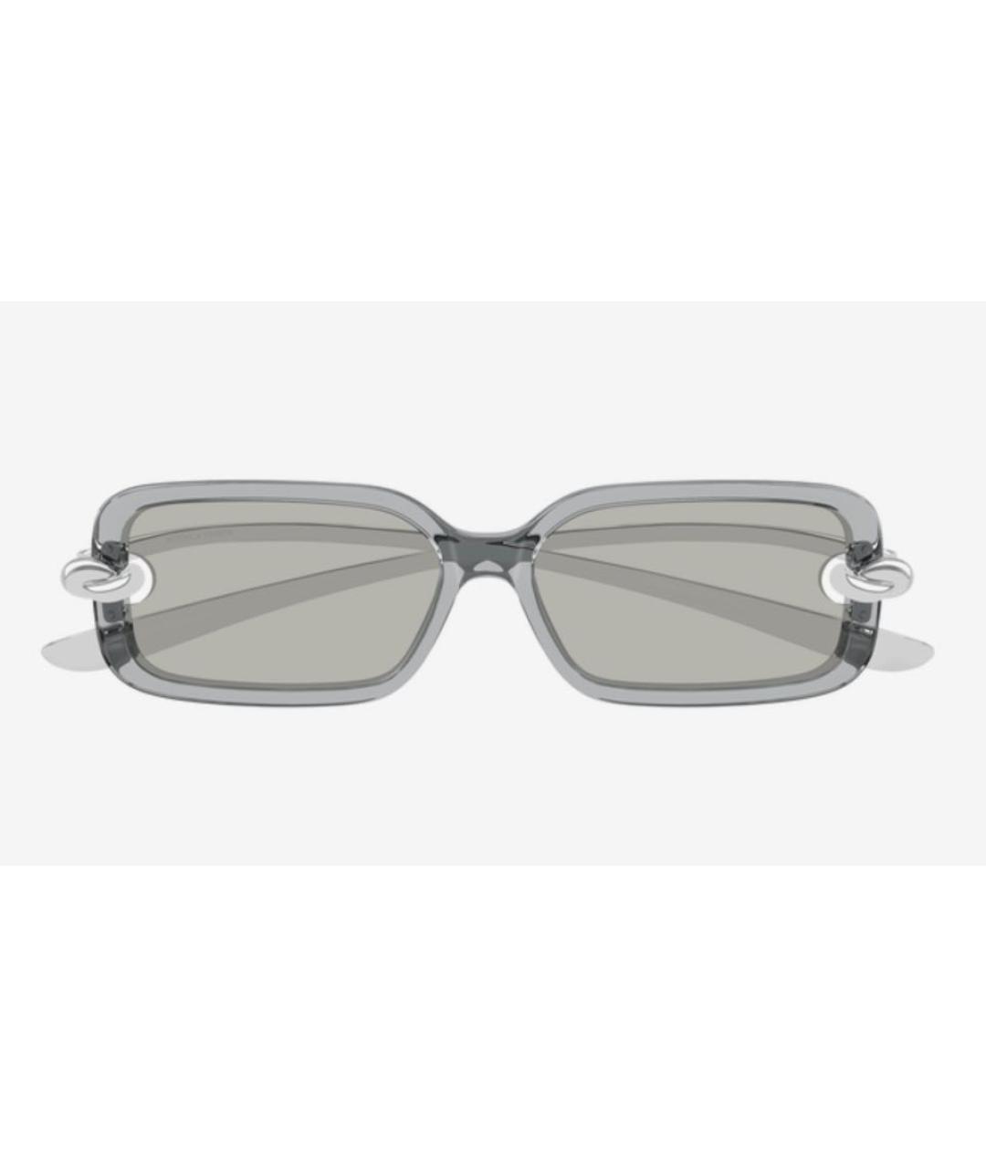 BOTTEGA VENETA Серые пластиковые солнцезащитные очки, фото 3