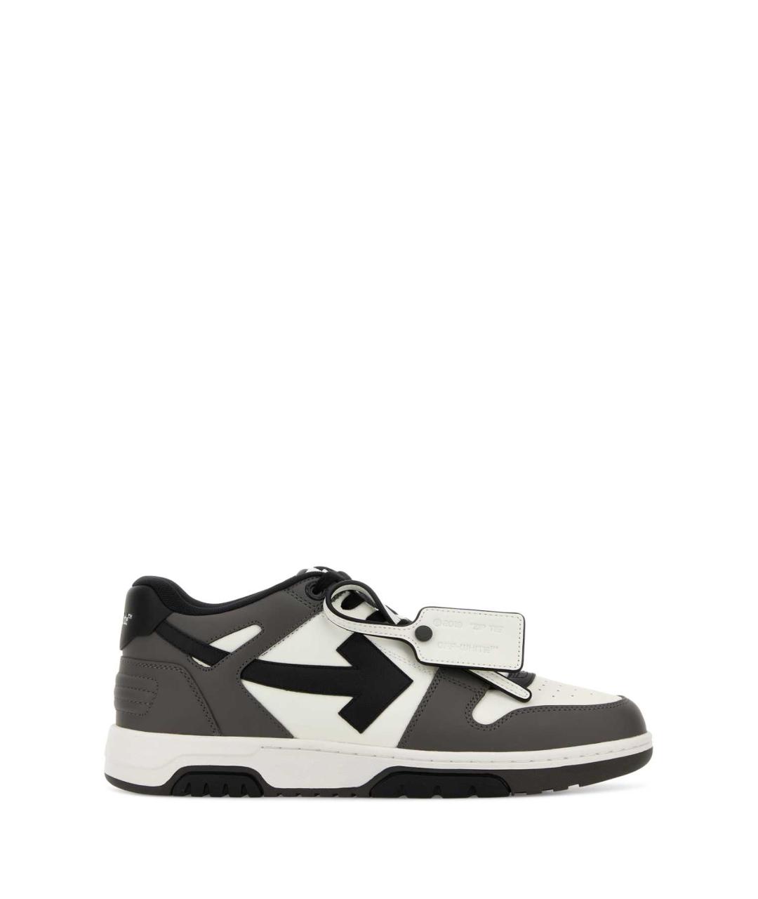 OFF-WHITE Мульти кожаные низкие кроссовки / кеды, фото 1
