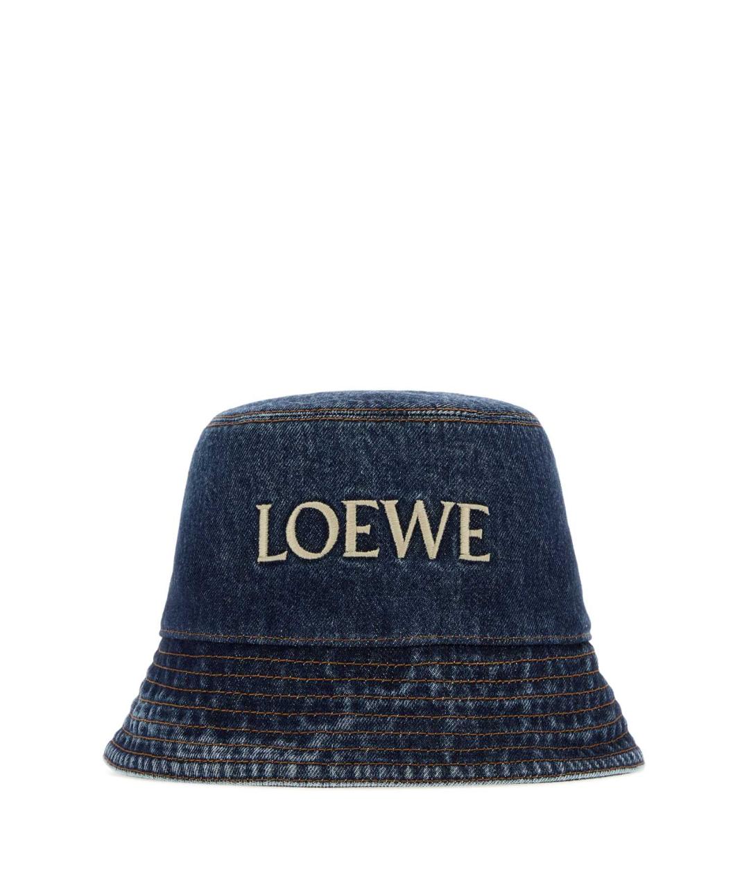 LOEWE Синяя хлопковая шляпа, фото 1