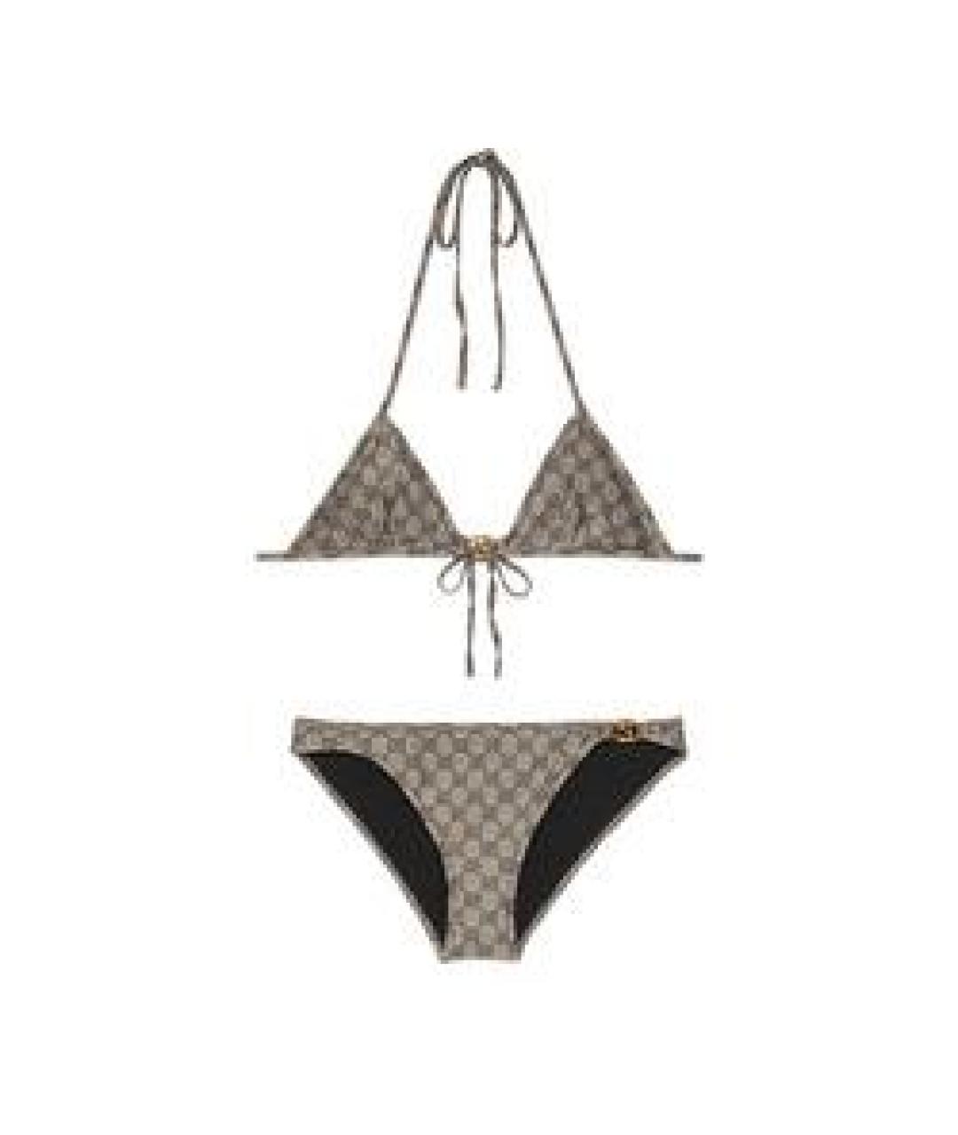 GUCCI Бежевый купальник, фото 4