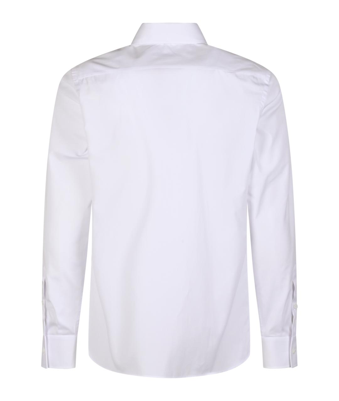 FENDI Белая хлопковая классическая рубашка, фото 2
