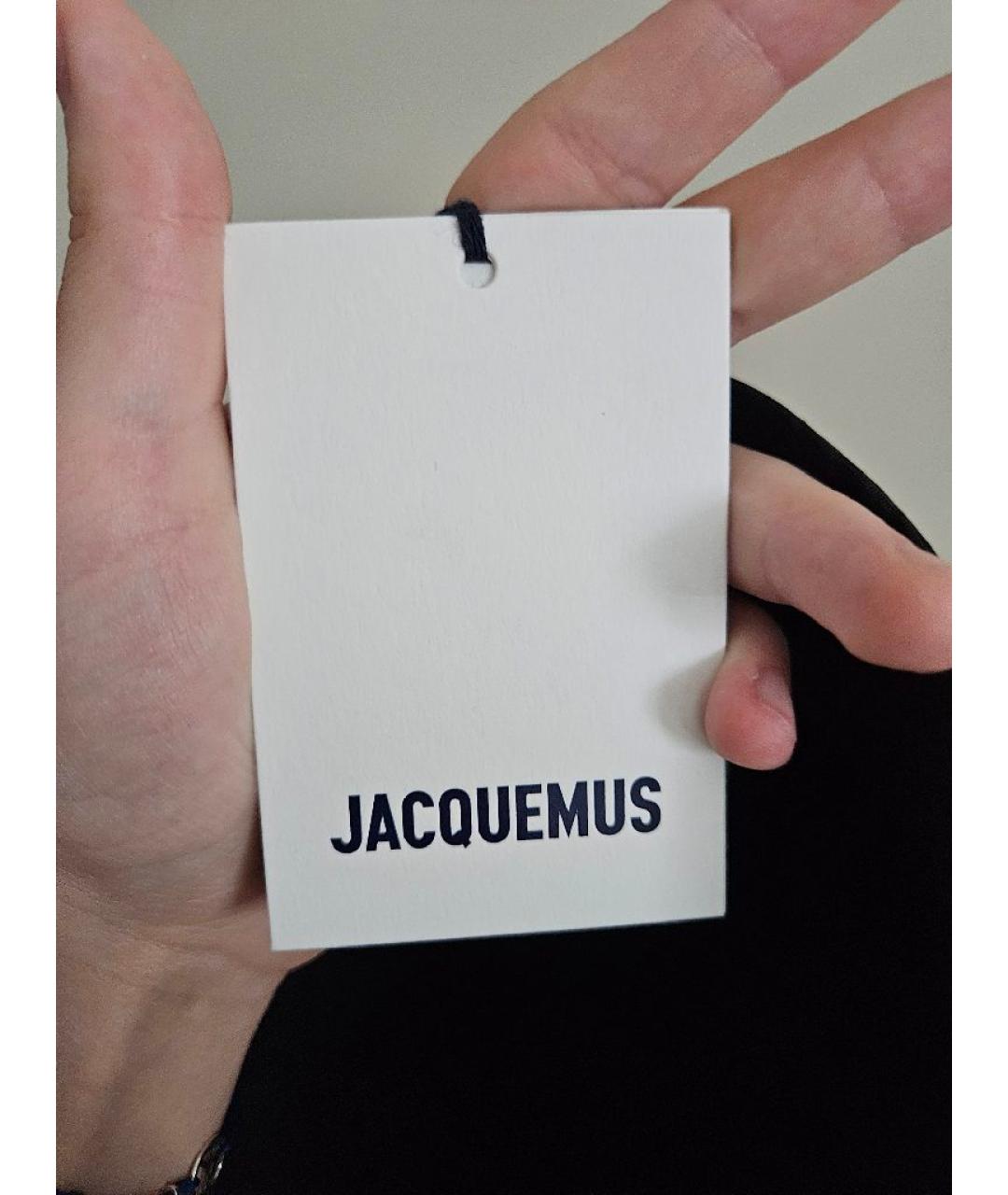 JACQUEMUS Черная синтетическая панама, фото 6