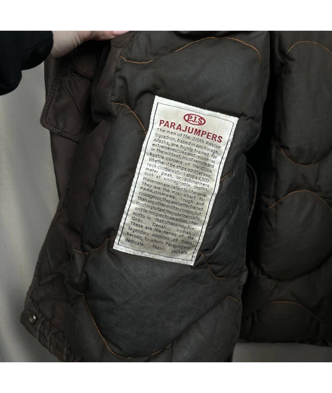 PARAJUMPERS Коричневая куртка, фото 7