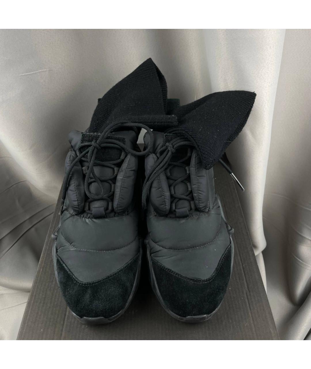 MAISON MARGIELA Черные высокие кроссовки / кеды, фото 2