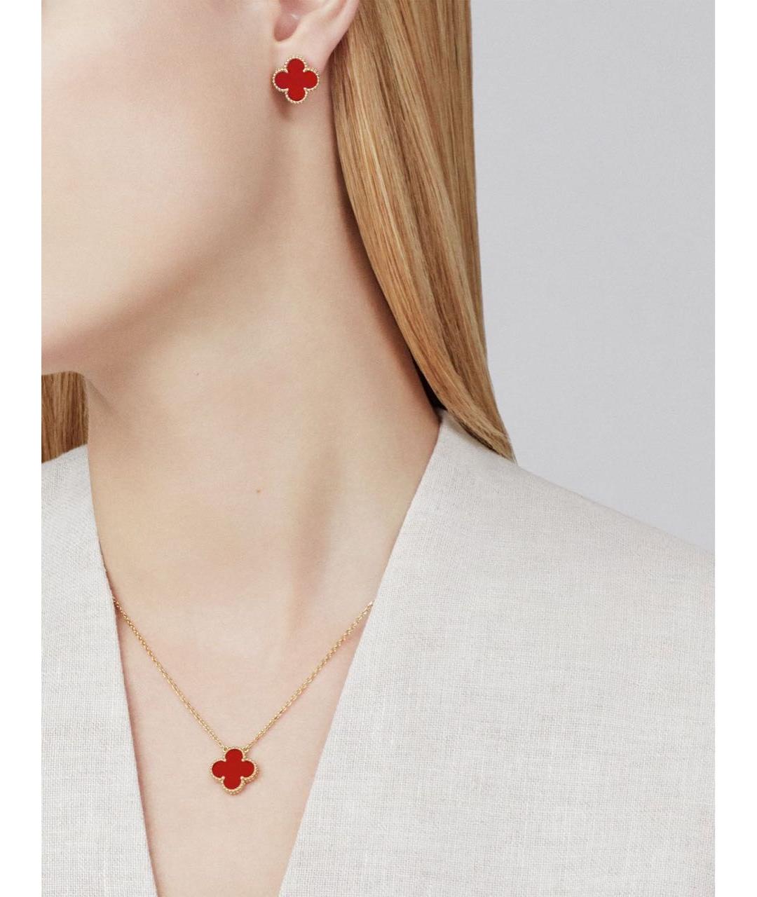 VAN CLEEF & ARPELS Красное колье из розового золота, фото 6