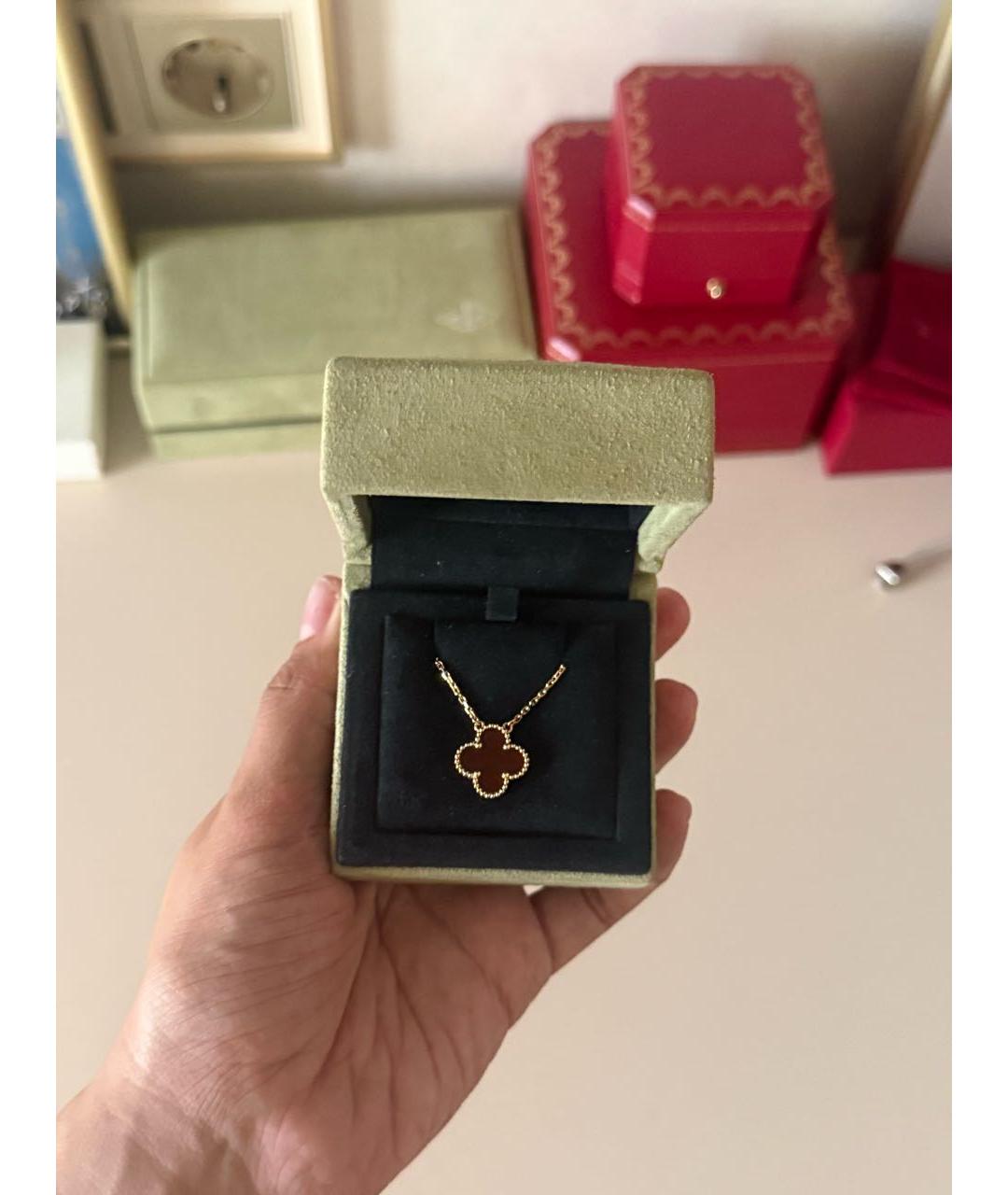VAN CLEEF & ARPELS Красное колье из розового золота, фото 2