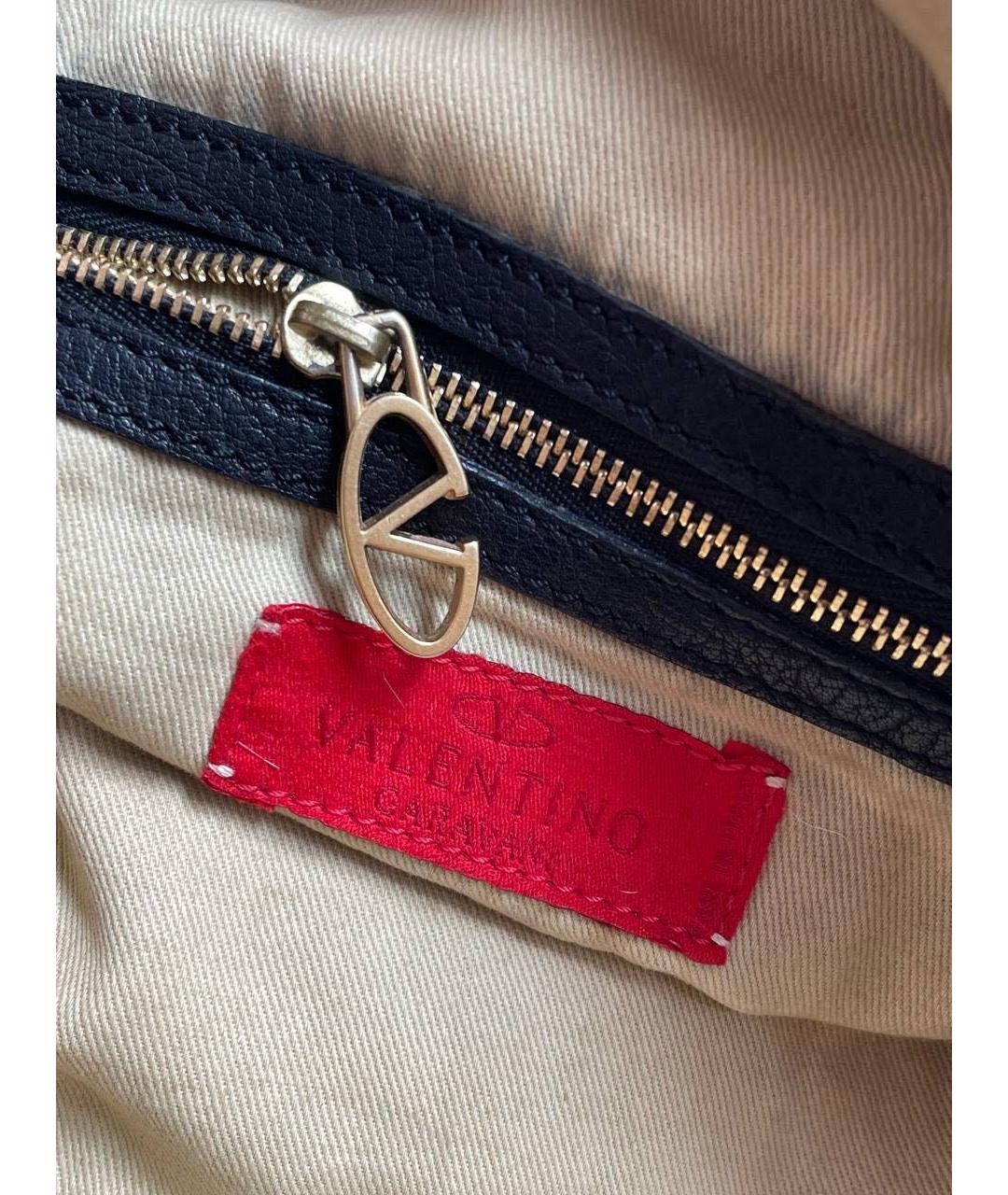 VALENTINO Коричневая тканевая сумка тоут, фото 8