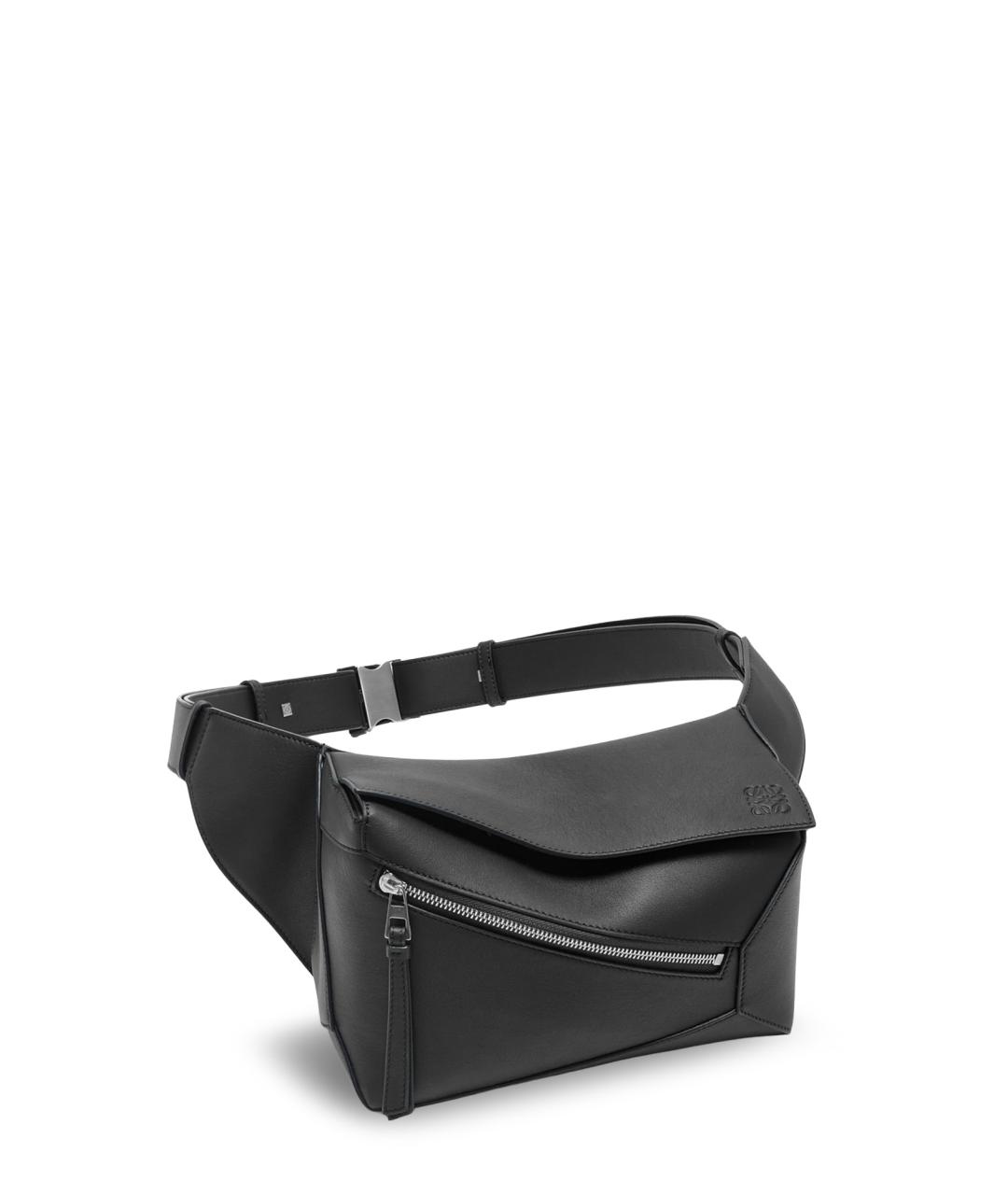 LOEWE Черная кожаная сумка на плечо, фото 3
