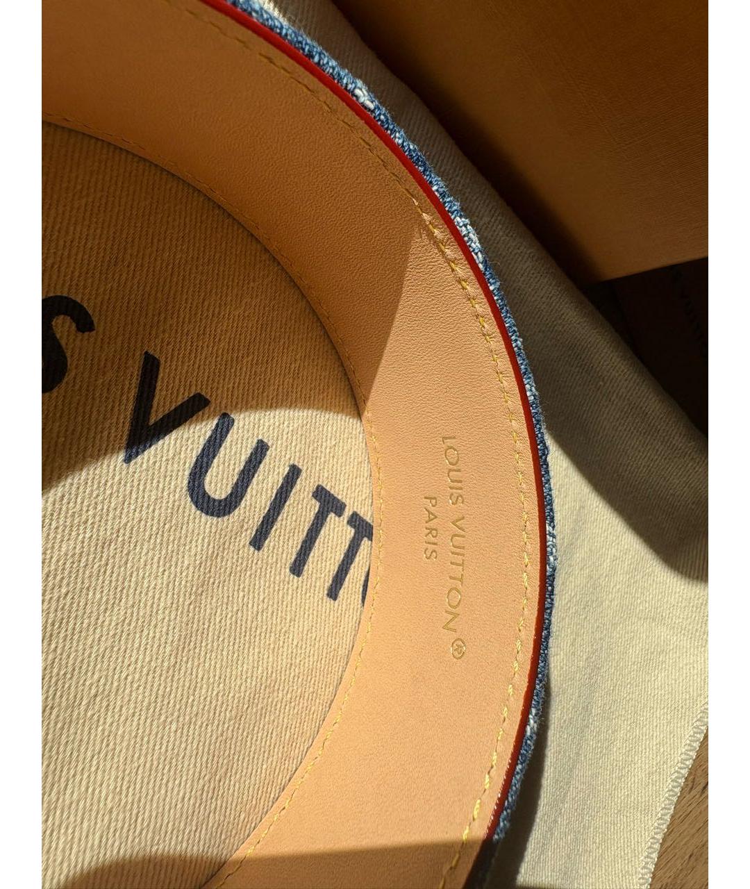 LOUIS VUITTON Темно-синий ободок, фото 4
