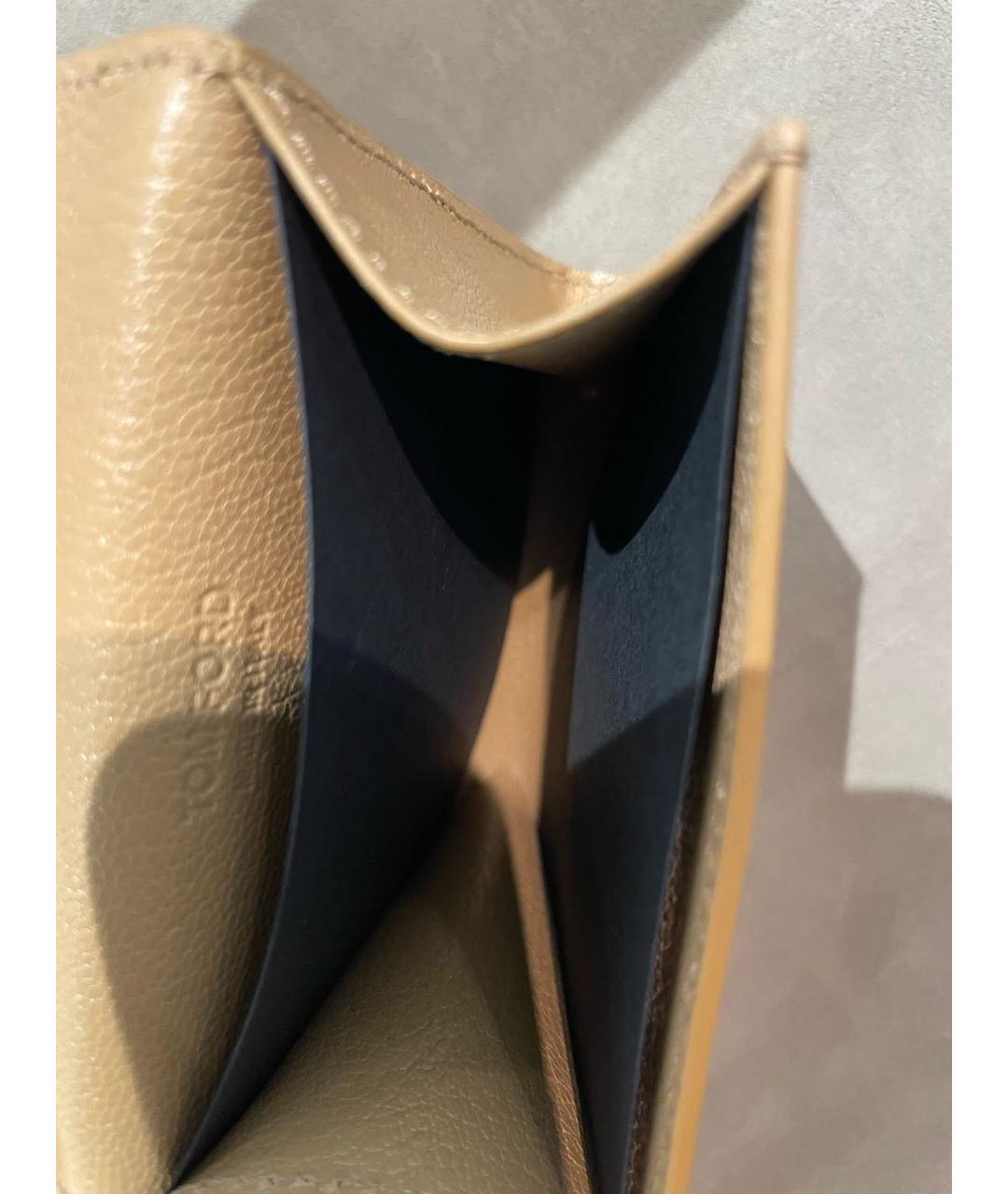 TOM FORD Бежевый кожаный кошелек, фото 4