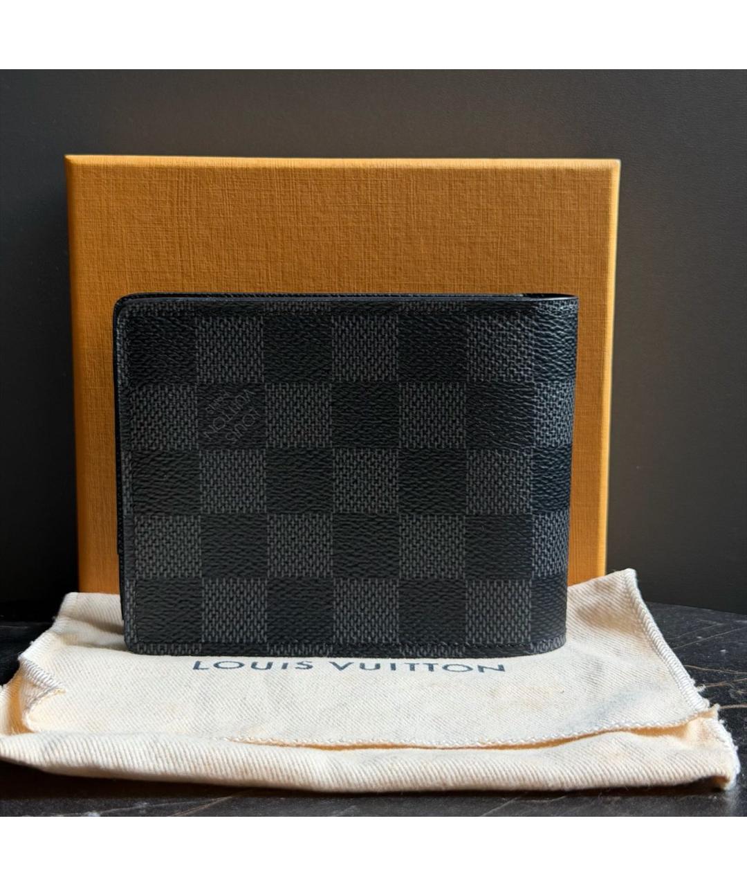 LOUIS VUITTON Черный кошелек, фото 2
