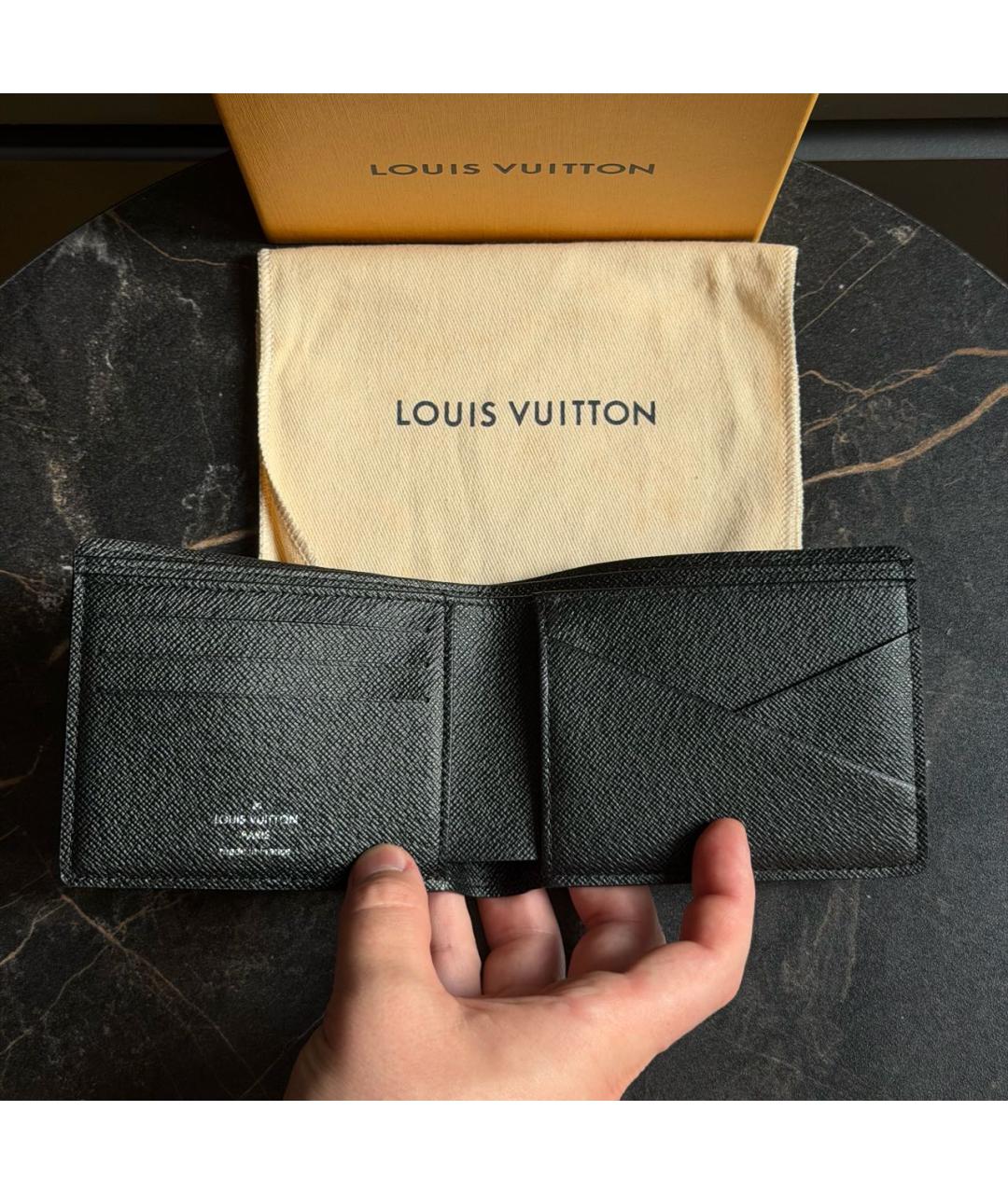 LOUIS VUITTON Черный кошелек, фото 3