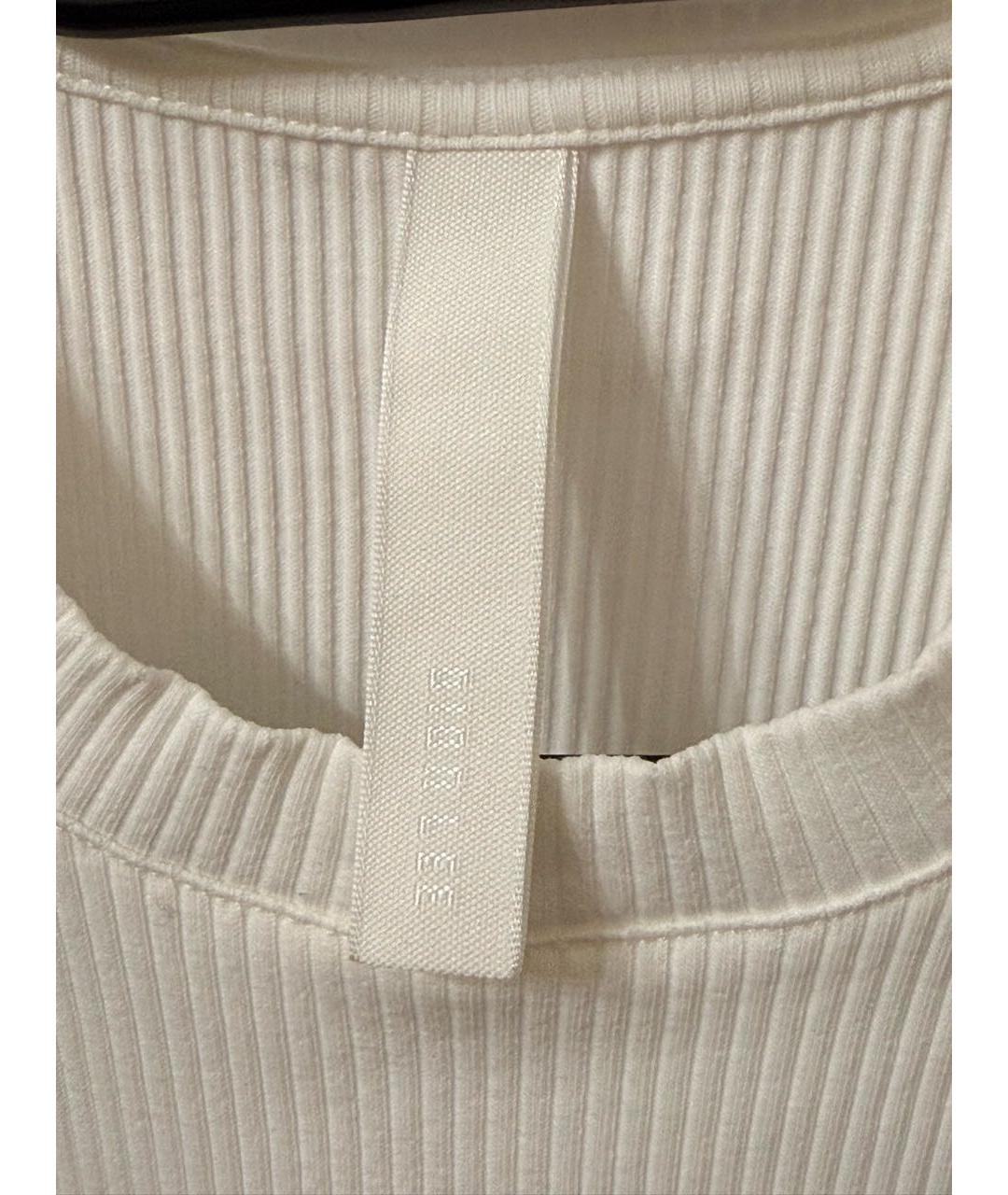 DION LEE Белая хлопковая майка, фото 3