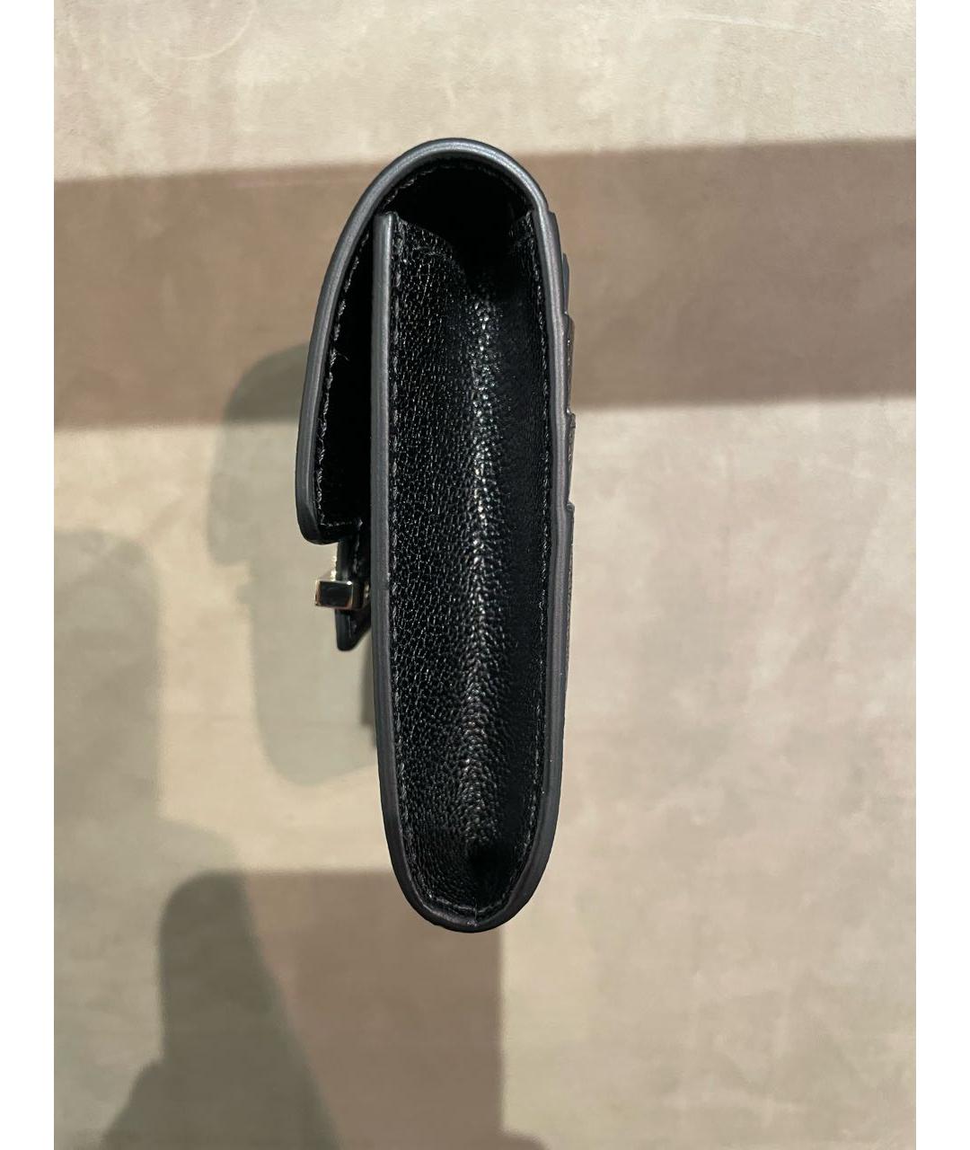 TOM FORD Черный кожаный кошелек, фото 2
