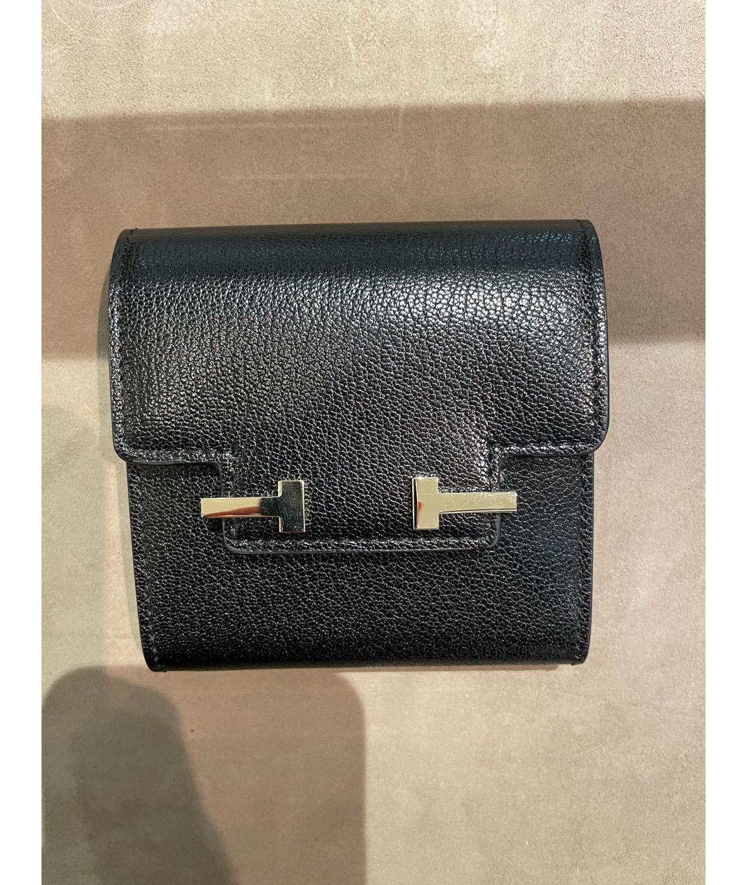 TOM FORD Черный кожаный кошелек, фото 5