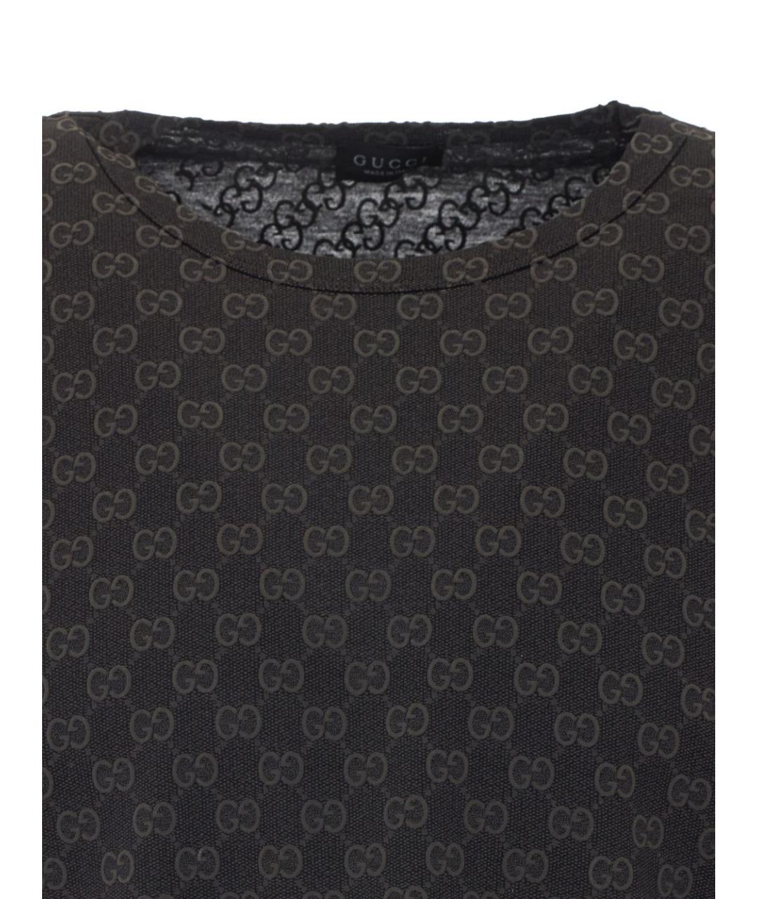 GUCCI Черная футболка, фото 4