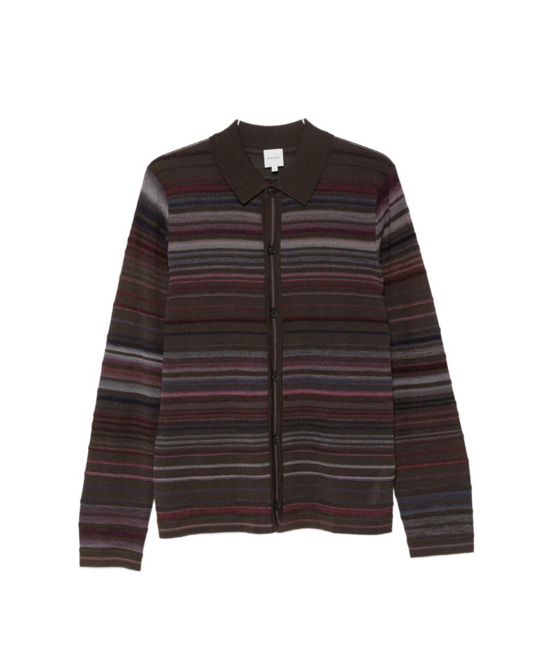 PAUL SMITH Бордовый кардиган, фото 1