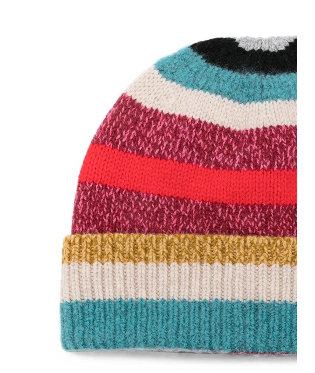 PAUL SMITH Мульти шапка, фото 2
