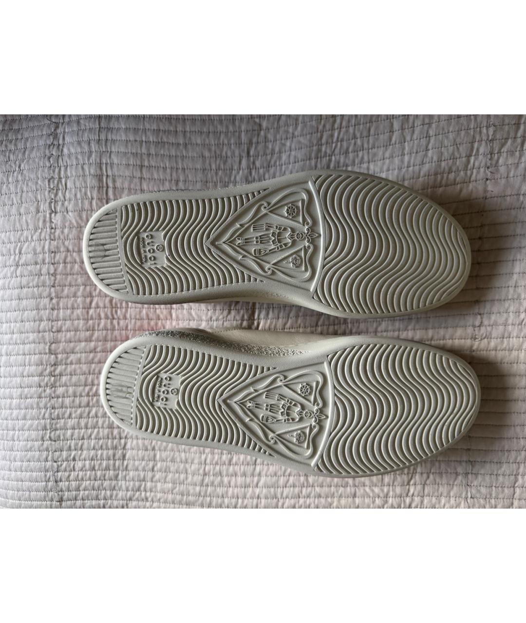 GUCCI Мульти кожаные низкие кроссовки / кеды, фото 6