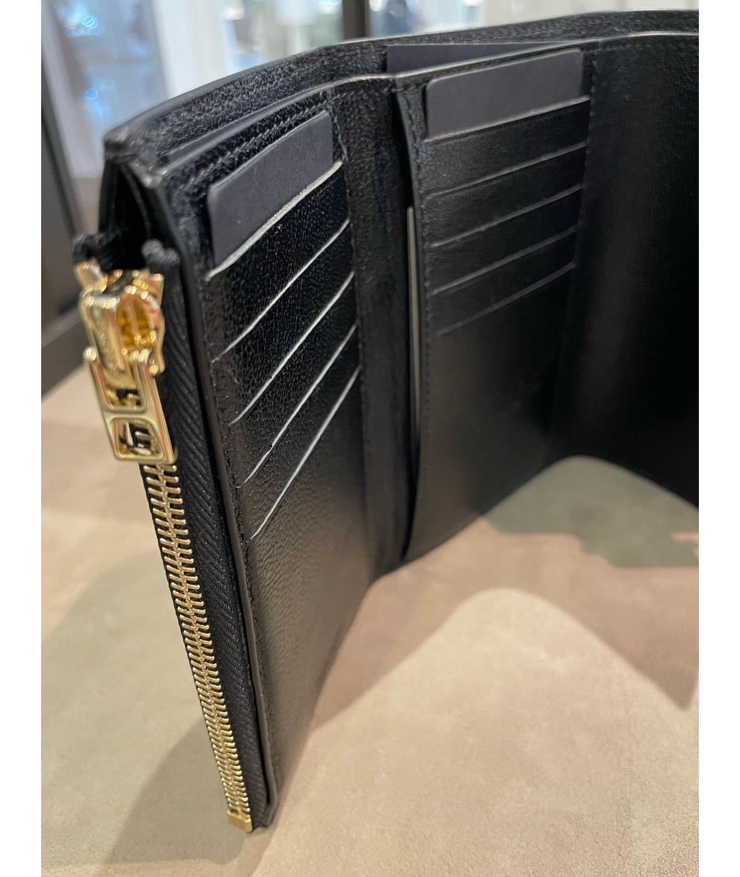 TOM FORD Черный кожаный кошелек, фото 3
