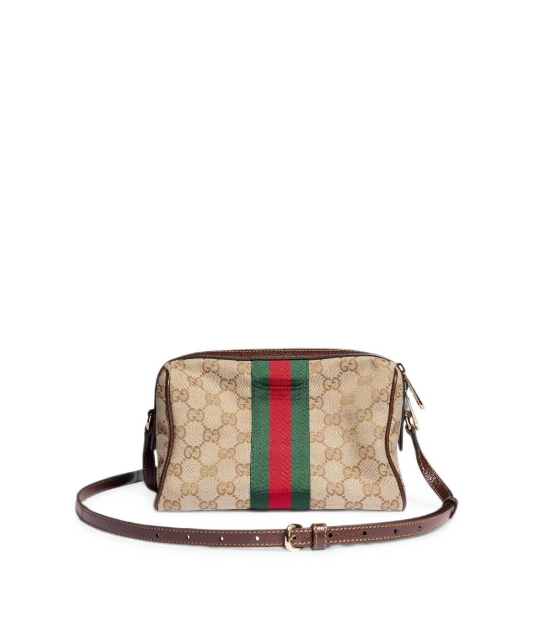 GUCCI Бежевая синтетическая сумка через плечо, фото 2