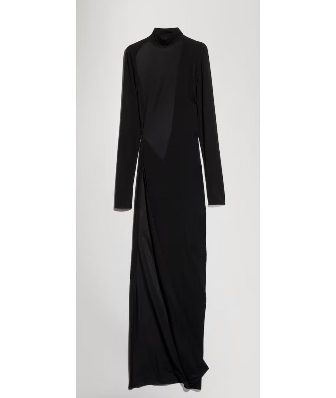 GUCCI Черное вискозное вечернее платье, фото 4