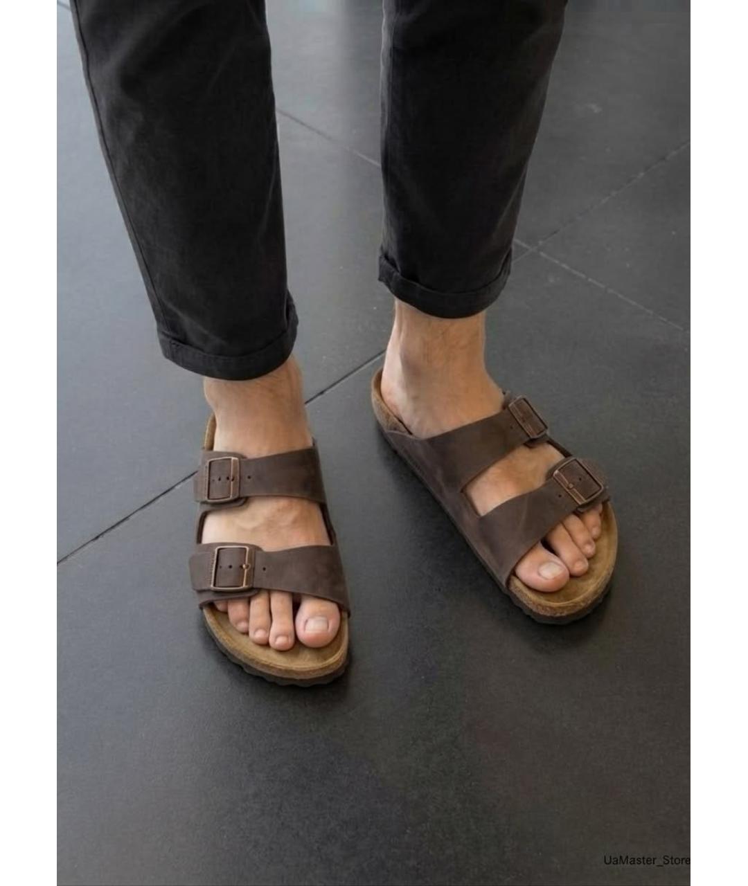 BIRKENSTOCK Хаки сандалии, фото 2