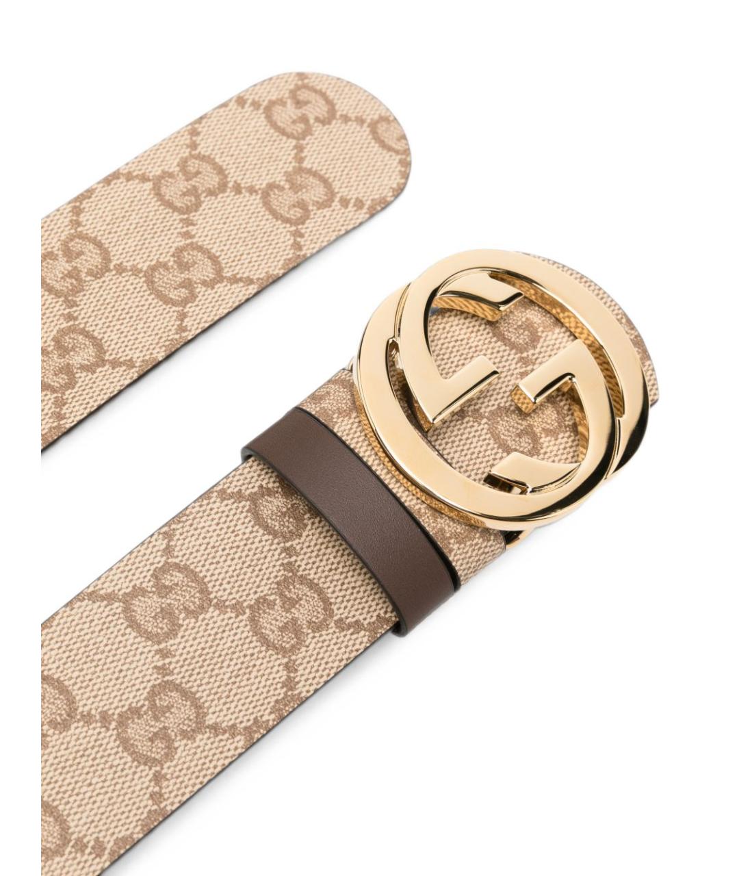 GUCCI Бежевый ремень, фото 3