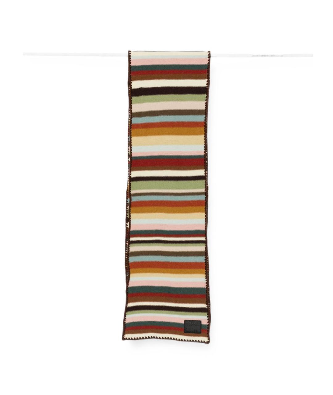 PAUL SMITH Мульти шерстяной шарф, фото 1