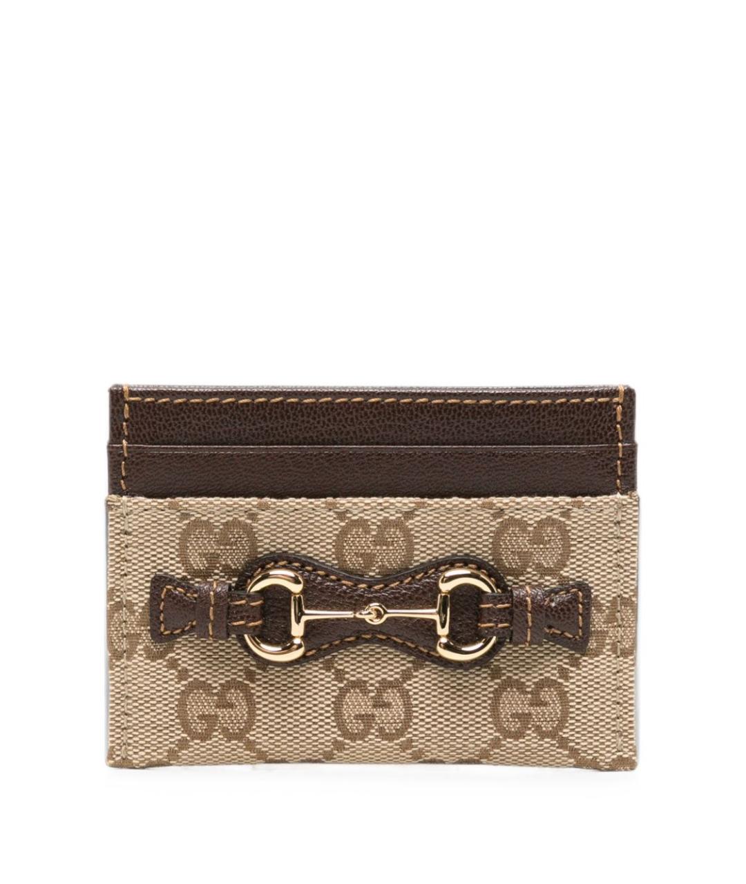 GUCCI Бежевый кардхолдер, фото 1