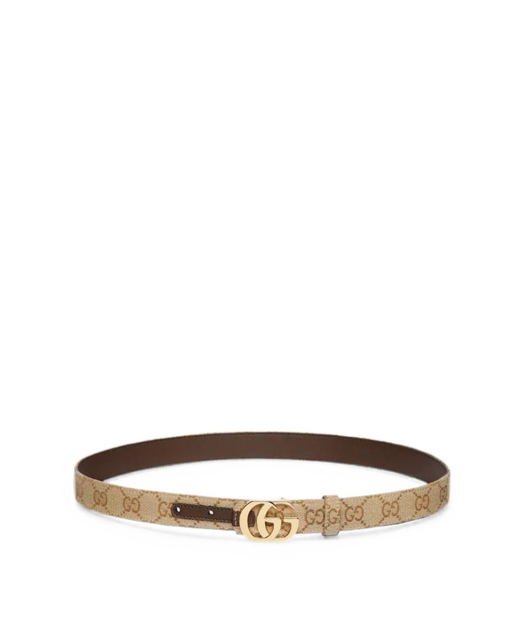 GUCCI Бежевый ремень, фото 1