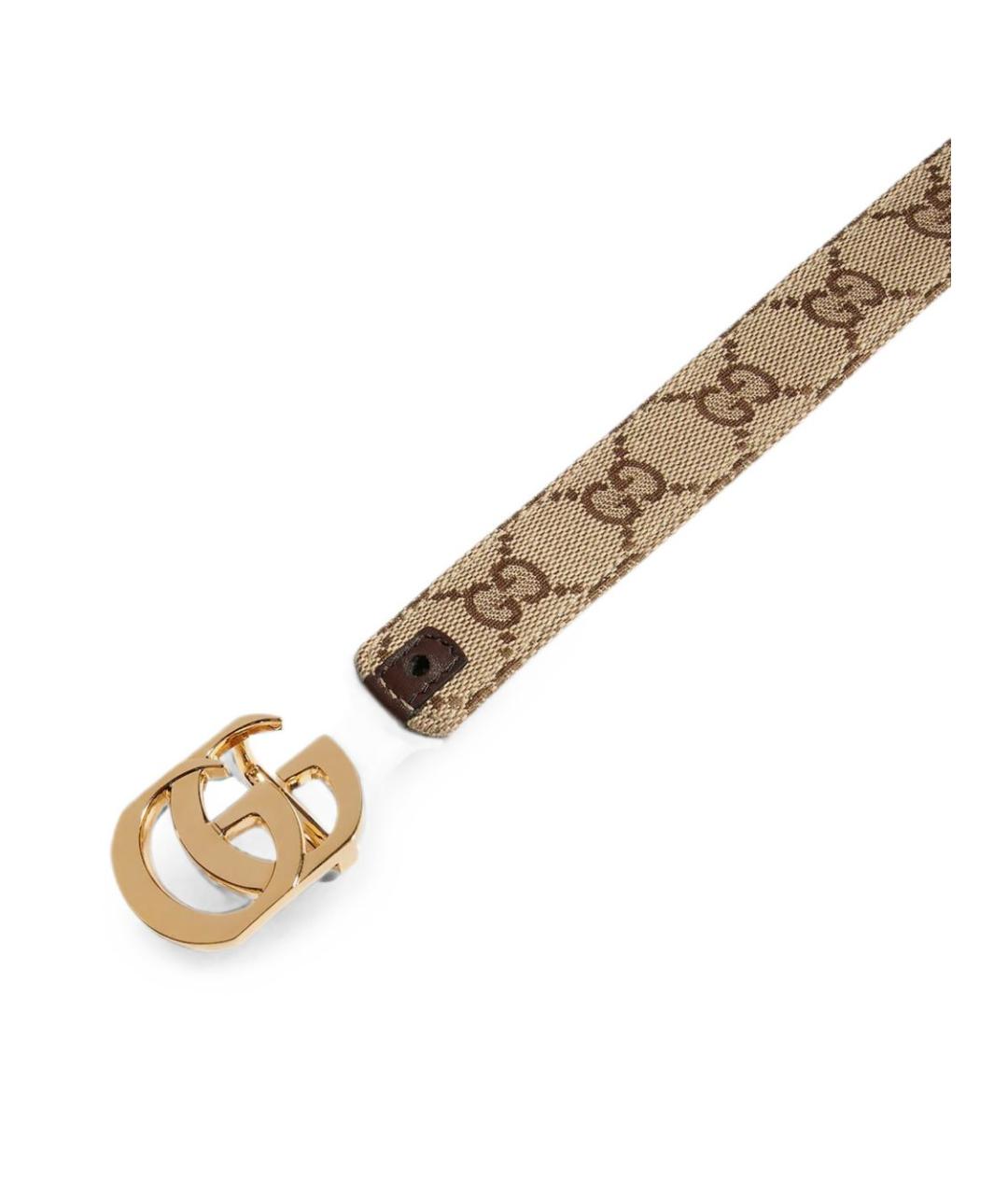 GUCCI Бежевый ремень, фото 3