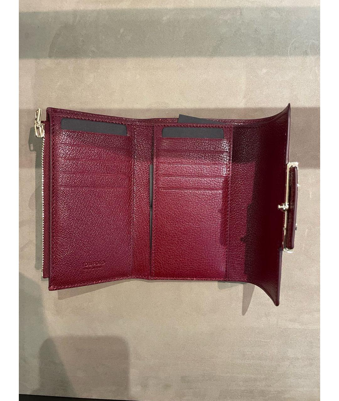 TOM FORD Бордовый кожаный кошелек, фото 3