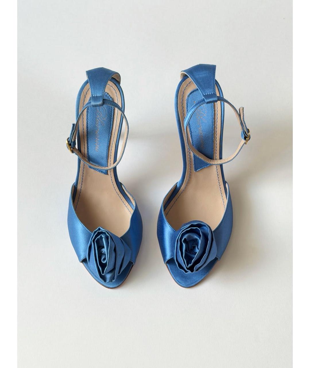 BLUMARINE Голубые босоножки, фото 6