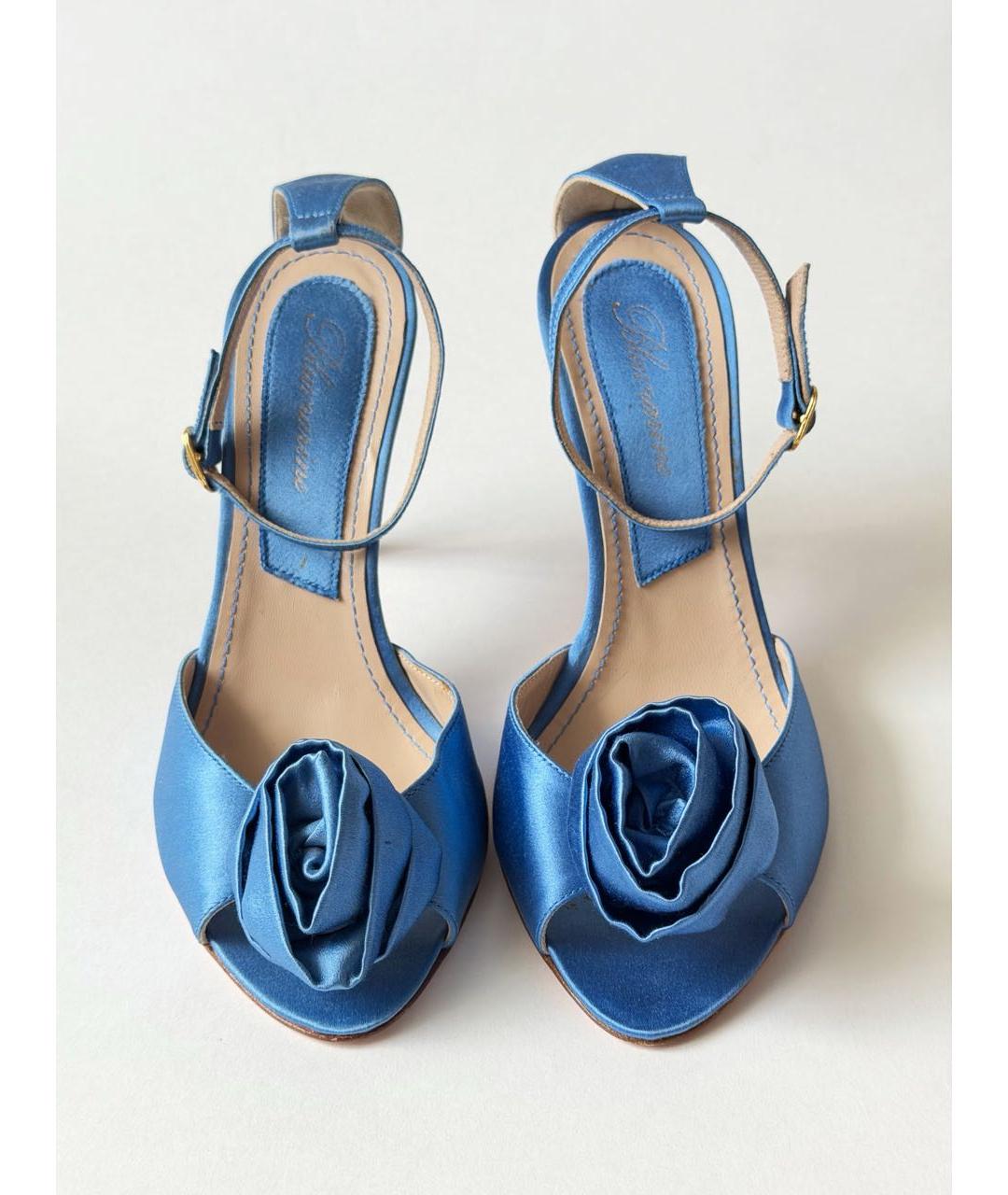 BLUMARINE Голубые босоножки, фото 2
