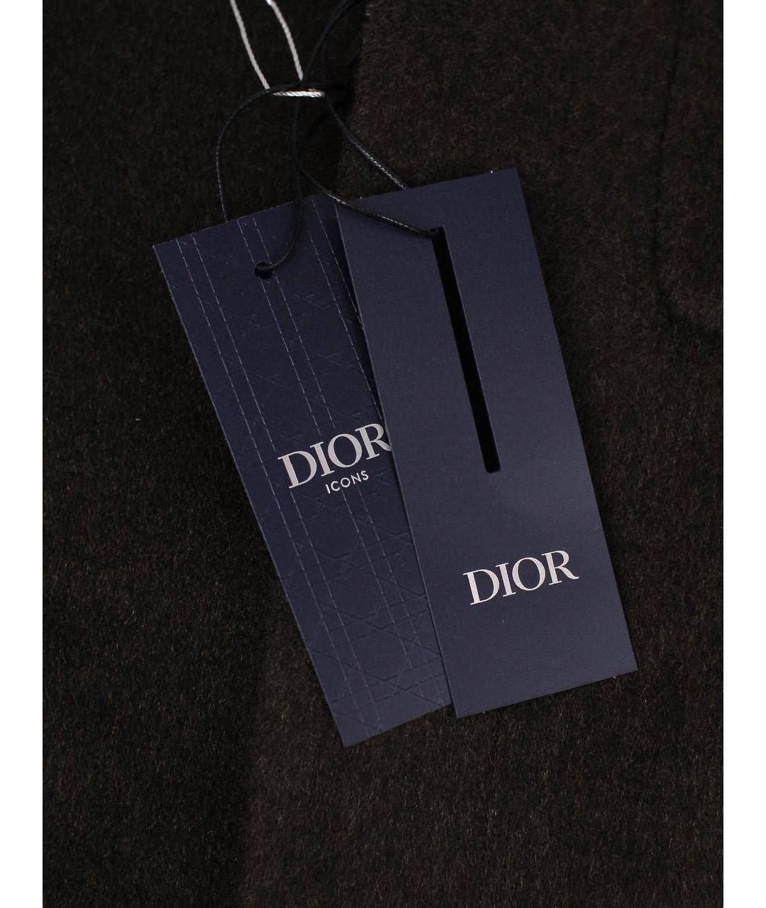 CHRISTIAN DIOR Коричневая шерстяная куртка, фото 3