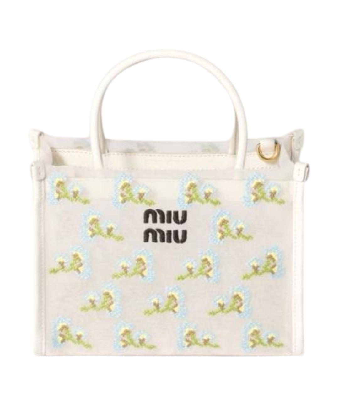 MIU MIU Прозрачная сумка тоут, фото 1