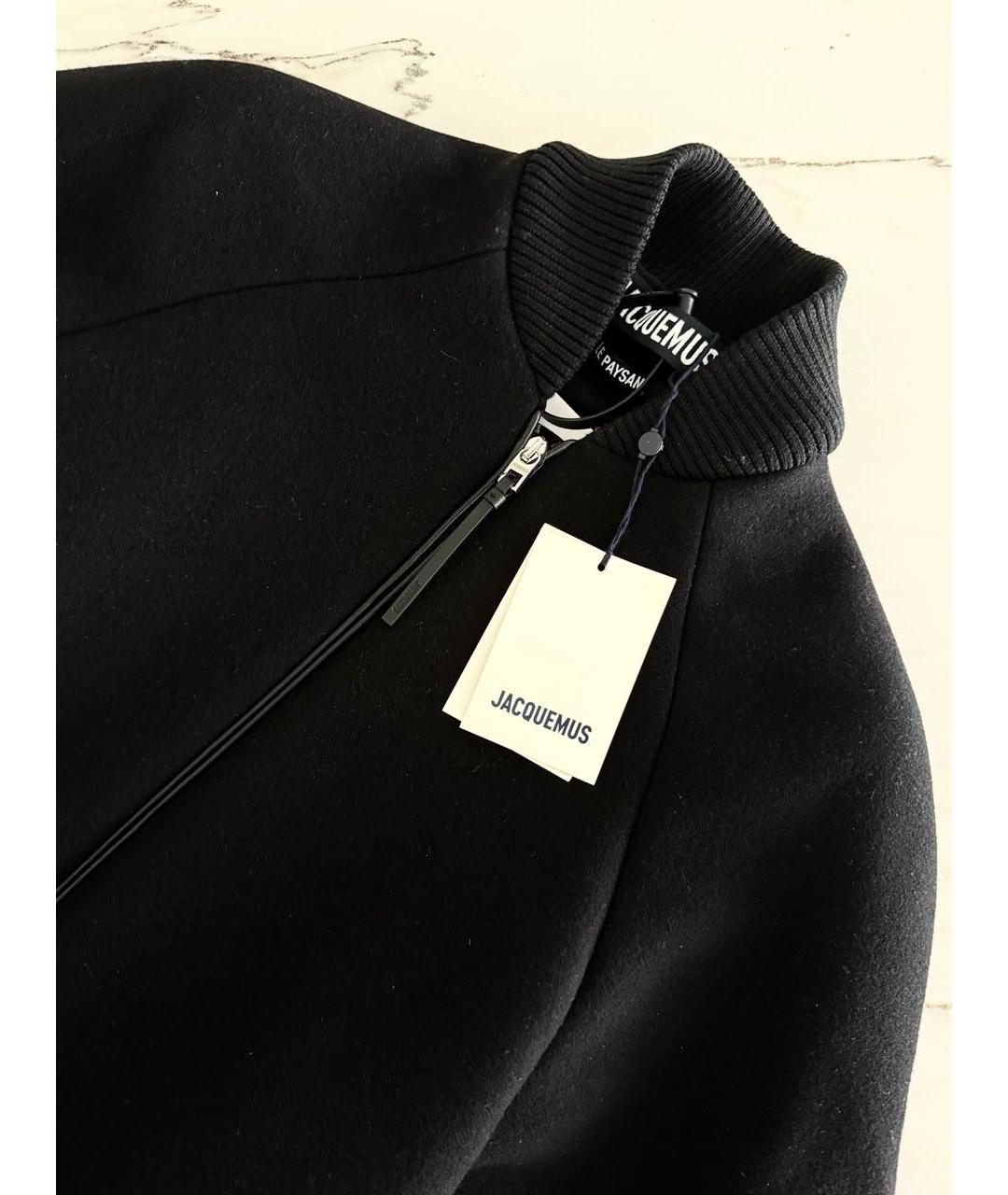 JACQUEMUS Черная шерстяная куртка, фото 7